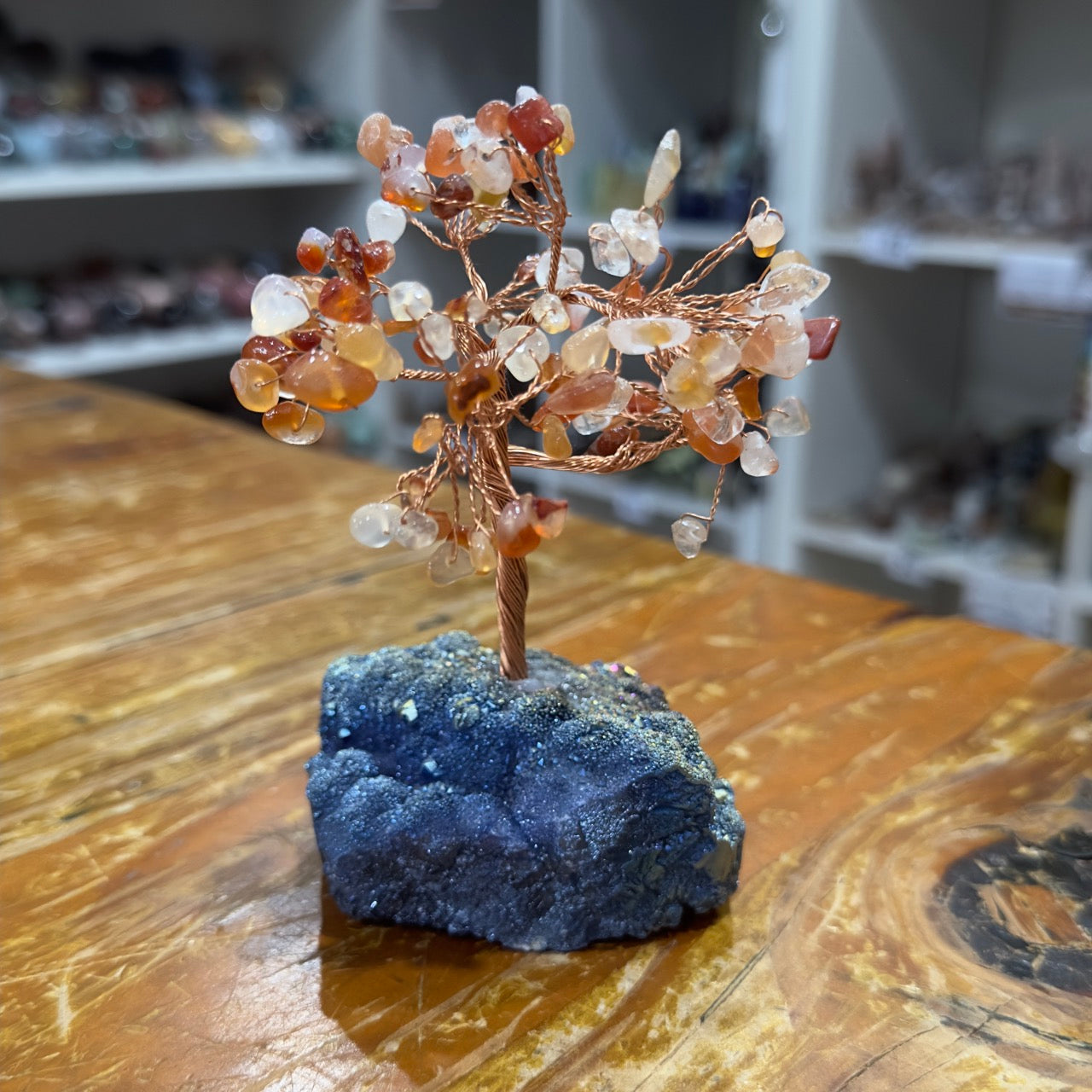 Crystal Chip Tree | Carnelian