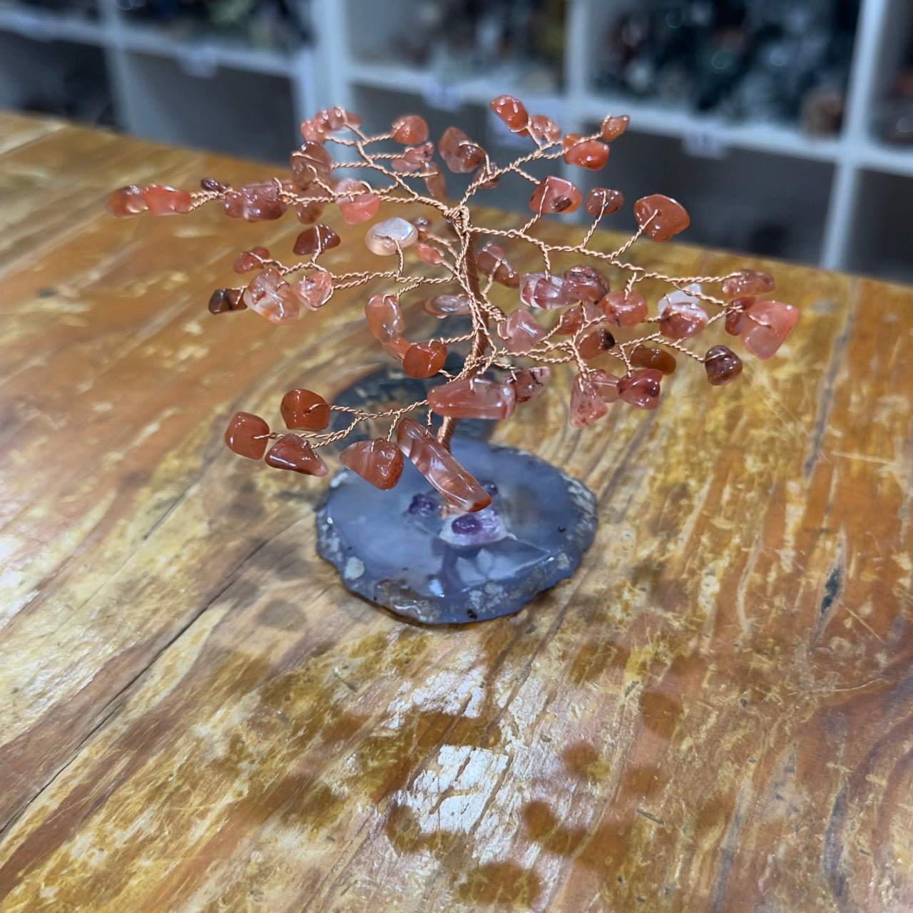 Crystal Chip Tree | Carnelian