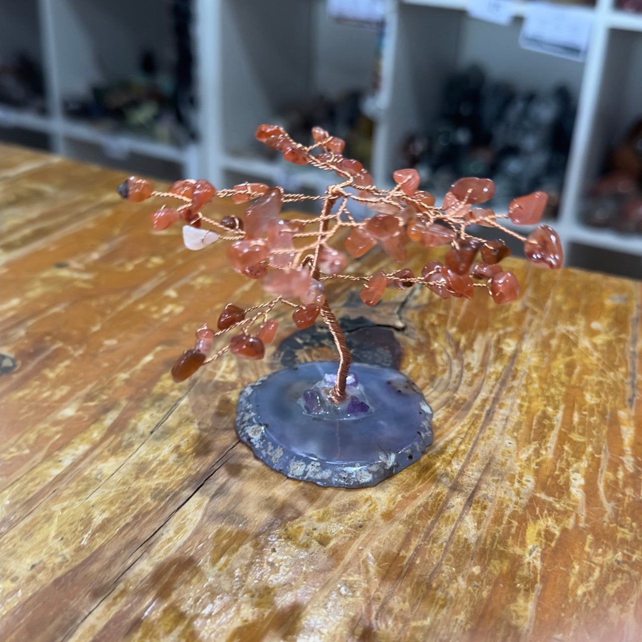 Crystal Chip Tree | Carnelian