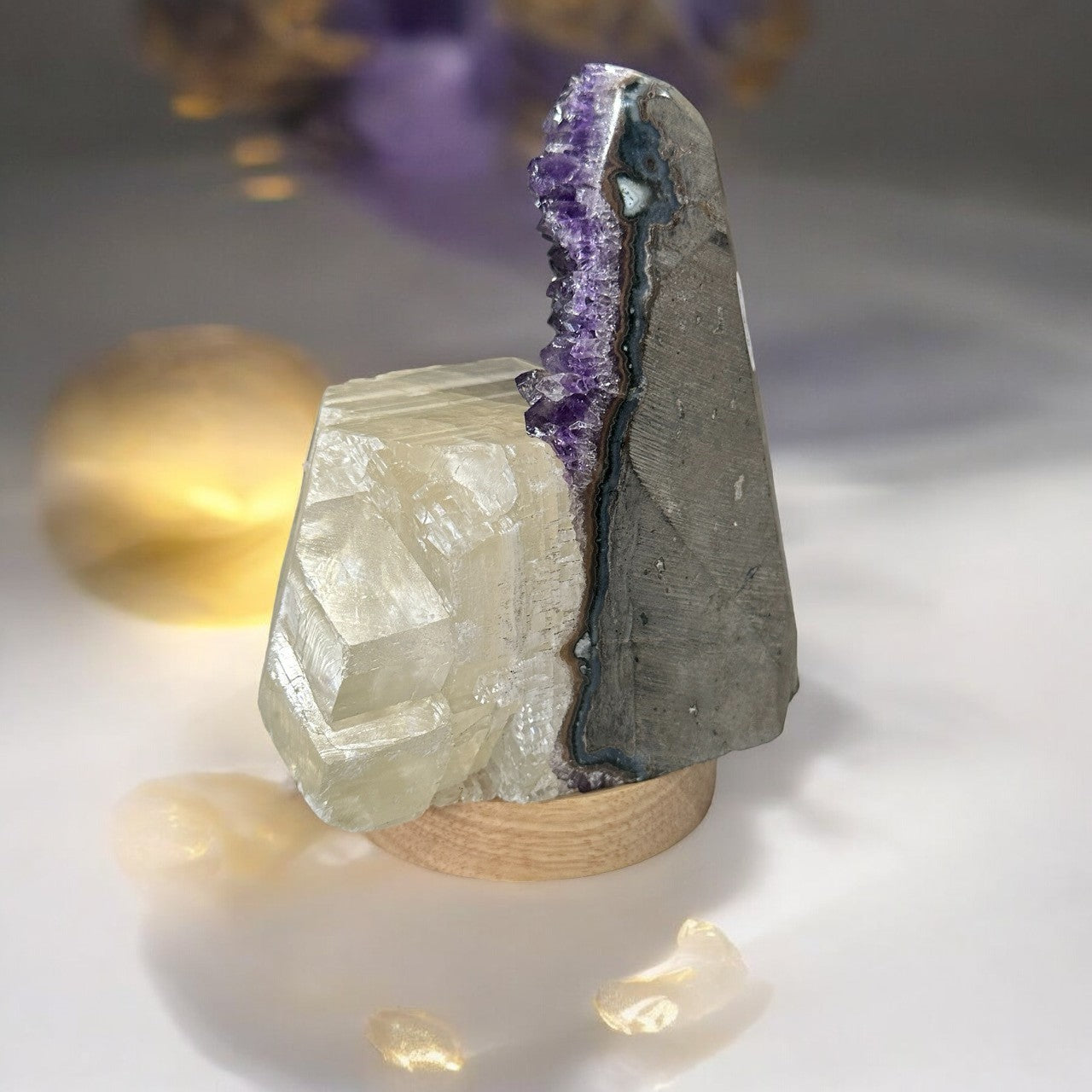 Amethyst with Calcite | 2.798kg
