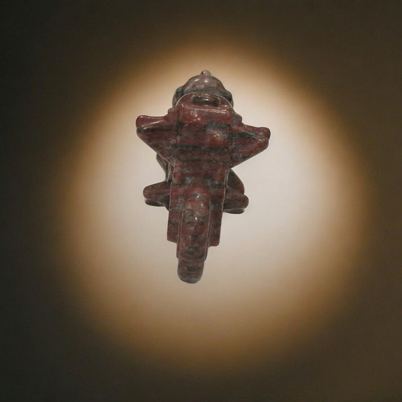 Red Sesame Jasper Motorcycle