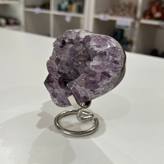 Chunky Amethyst Heart & Stand | 486g