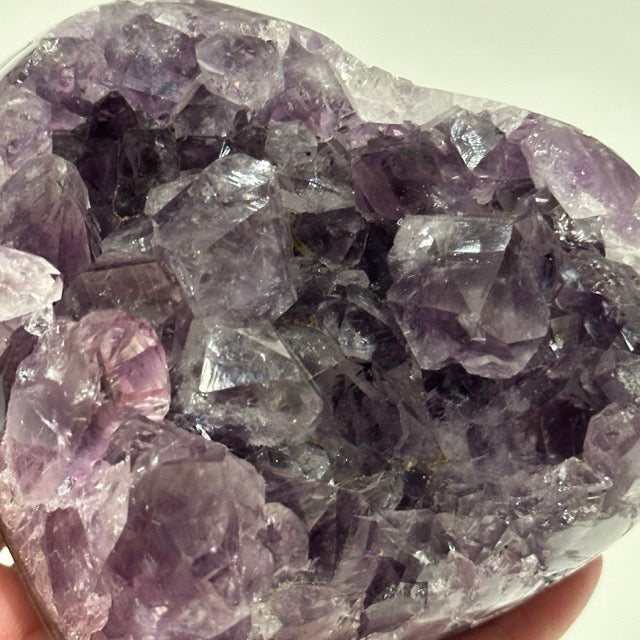 Chunky Amethyst Heart & Stand | 486g