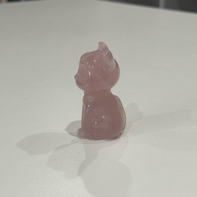 Rose Quartz Luna Cat
