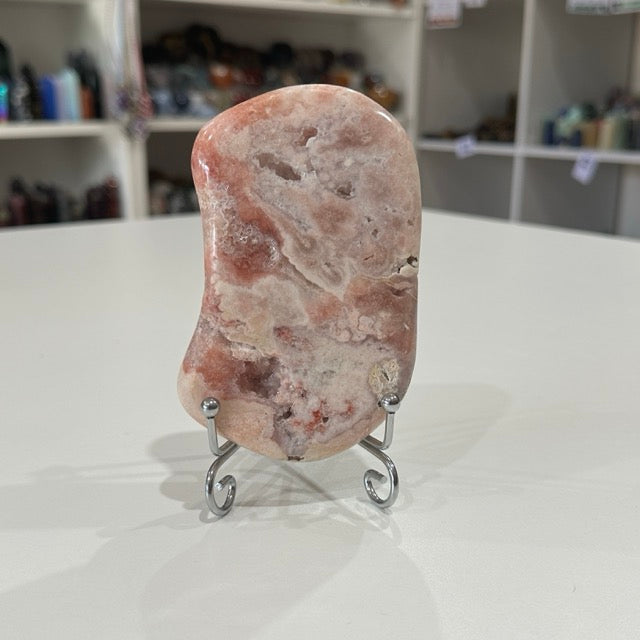 Pink Amethyst Slab with Stand | 345g