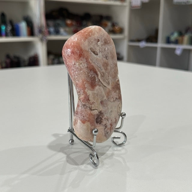 Pink Amethyst Slab with Stand | 345g