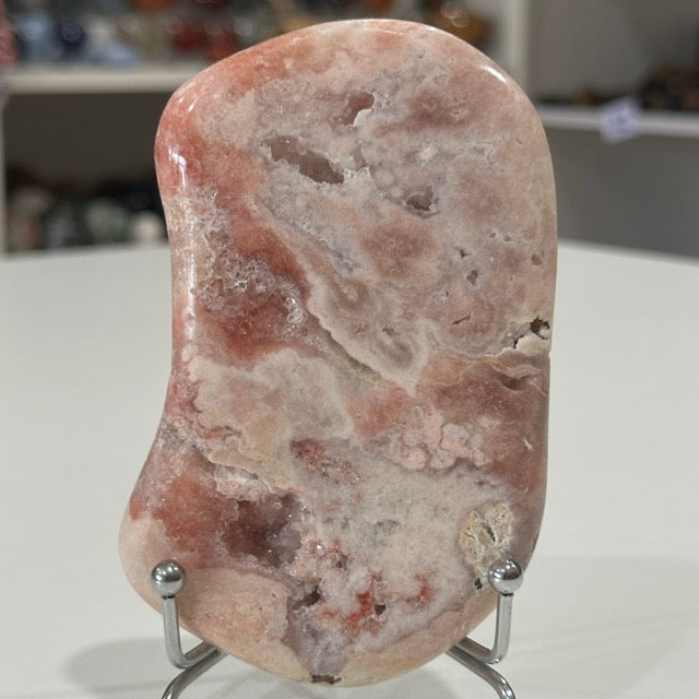 Pink Amethyst Slab with Stand | 345g