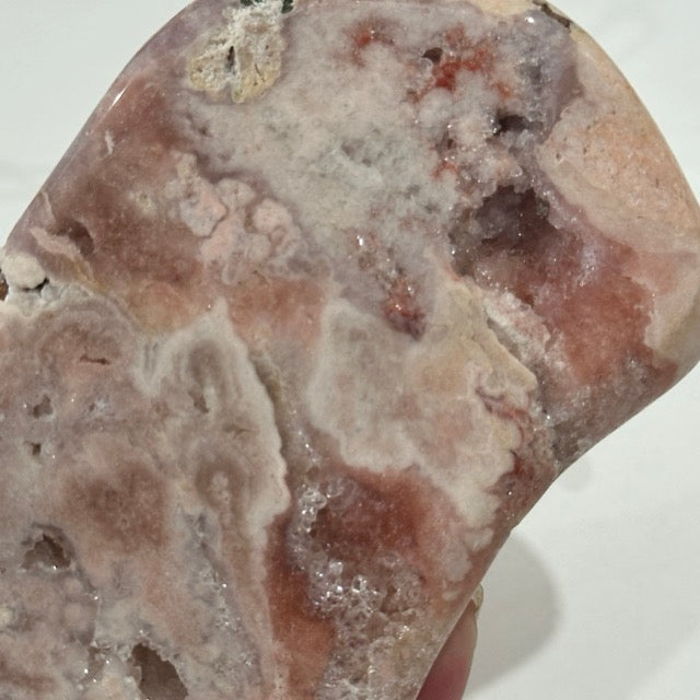Pink Amethyst Slab with Stand | 345g