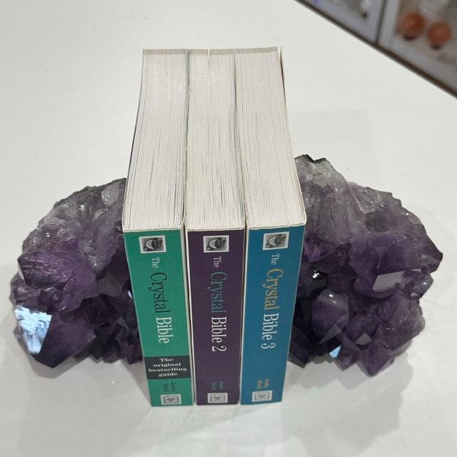 Amethyst Cluster Bookends | 3.1kg