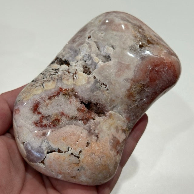 Pink Amethyst Slab with Stand | 345g