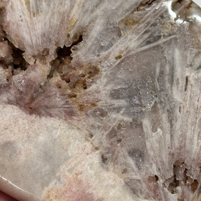 Pink Amethyst Slab with Stand | 319g