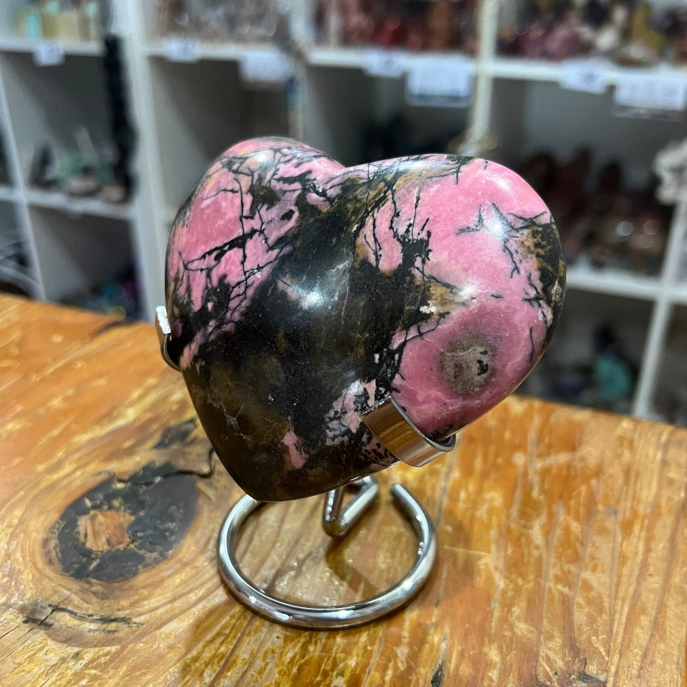 Rhodonite Heart