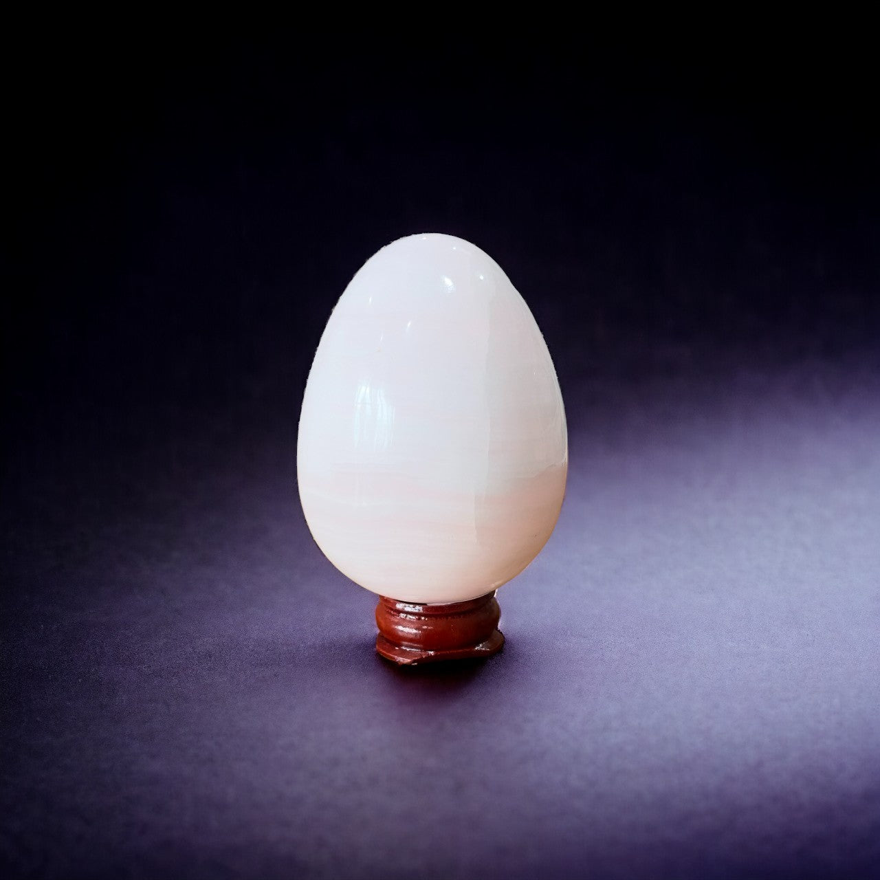 Pink Mangano Calcite Egg