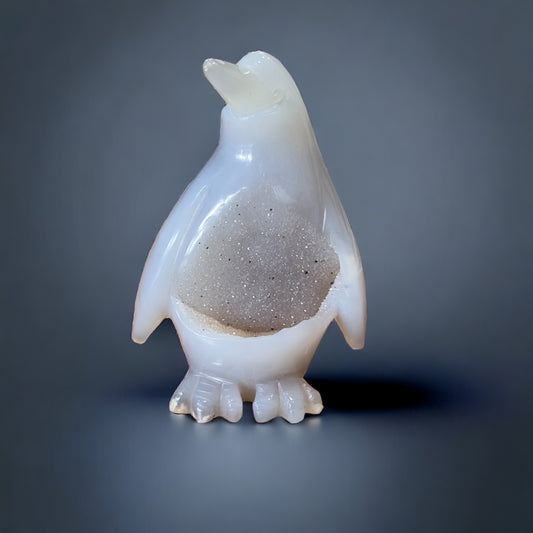 Druzy Agate Penguin
