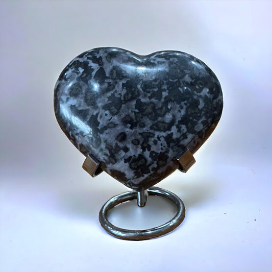 Mystic Merlinite Heart | Indigo Gabbro