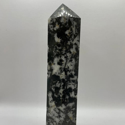 Black Tourmaline in Quartz Tower
