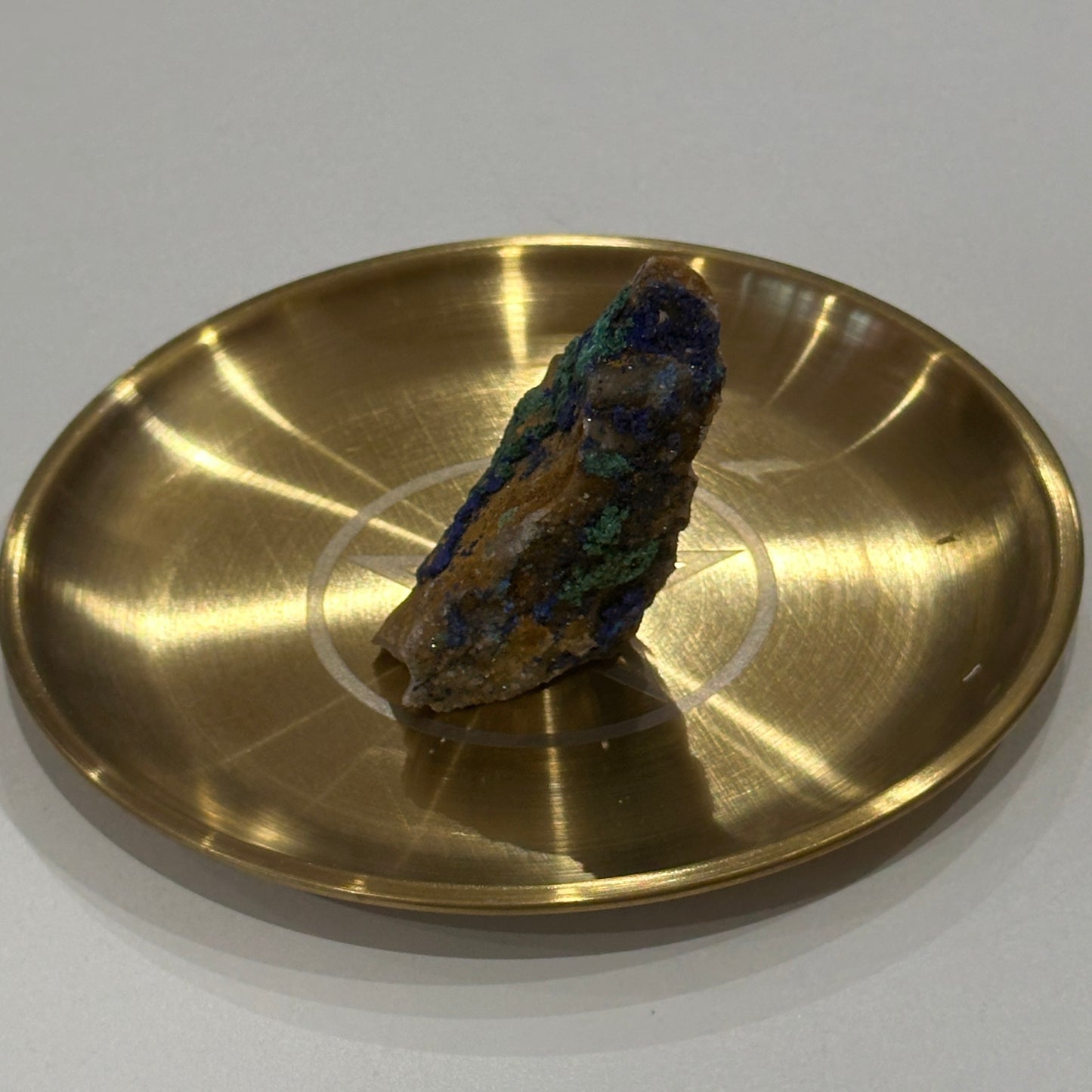 Azurite with Malachite Specimen Raw