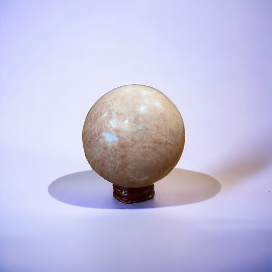 Peach Moonstone Sphere | 425g