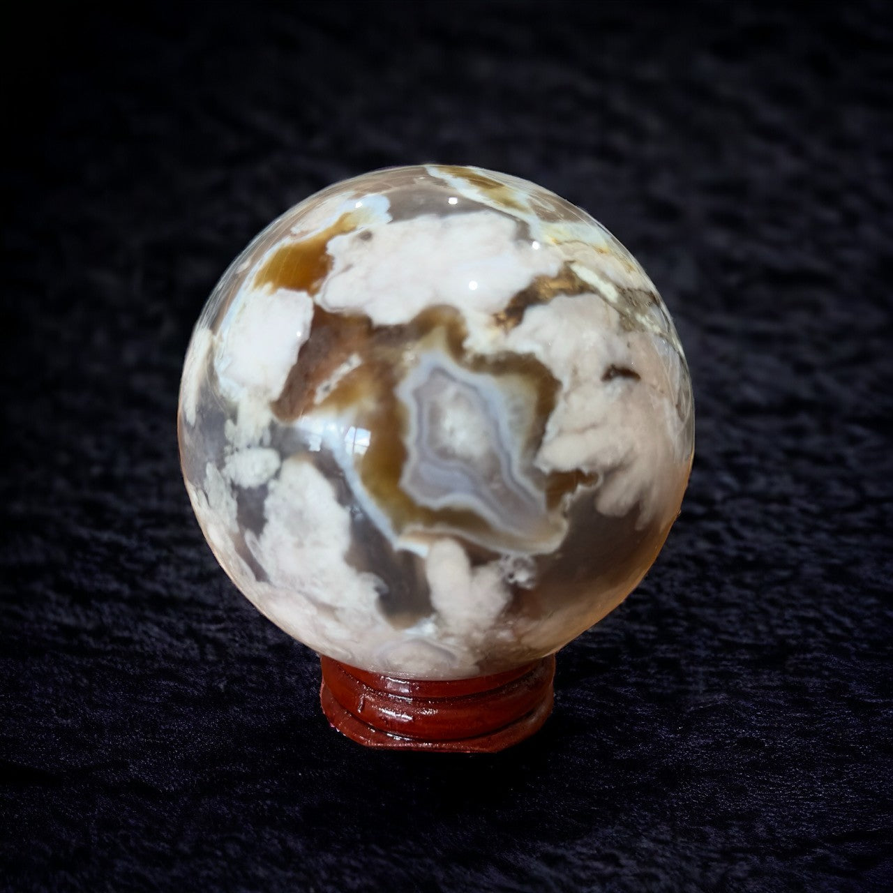 Flower Agate Sphere | 458g