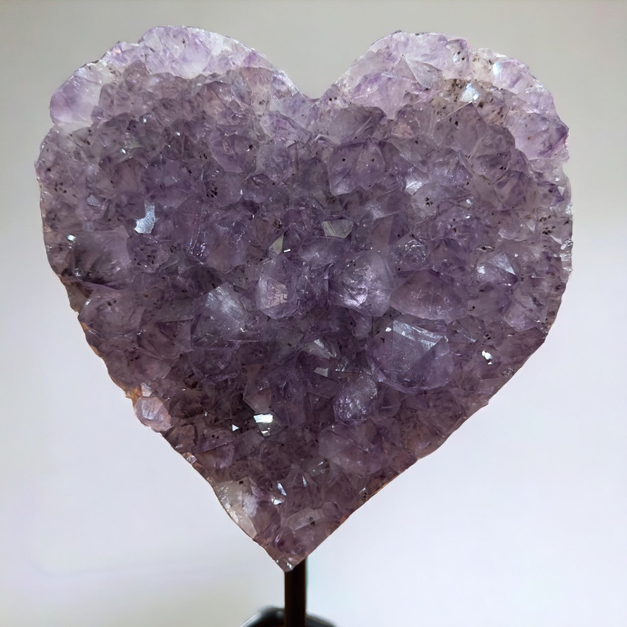 Amethyst Cluster Heart on Stand | 1.5kg