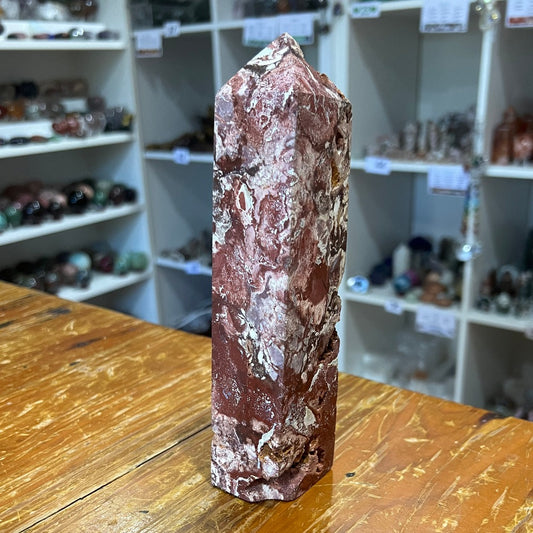 Crazy Lace Agate Tower