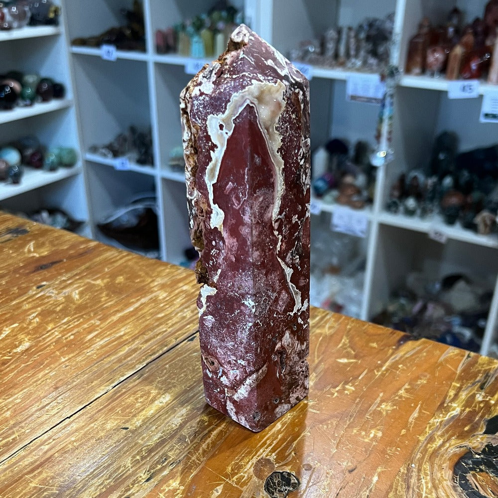 Crazy Lace Agate Tower