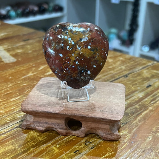 Ocean Jasper Heart