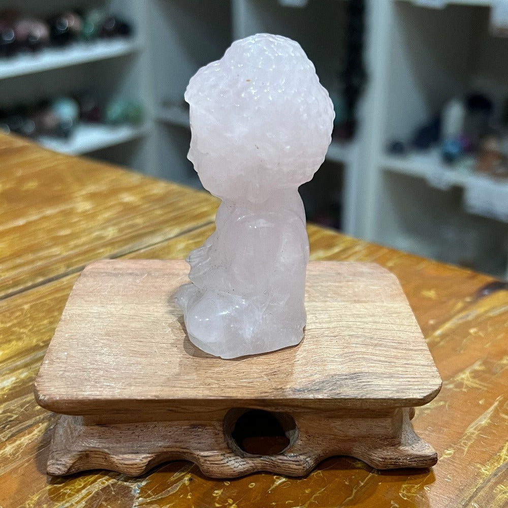 Rose Quartz Buddha