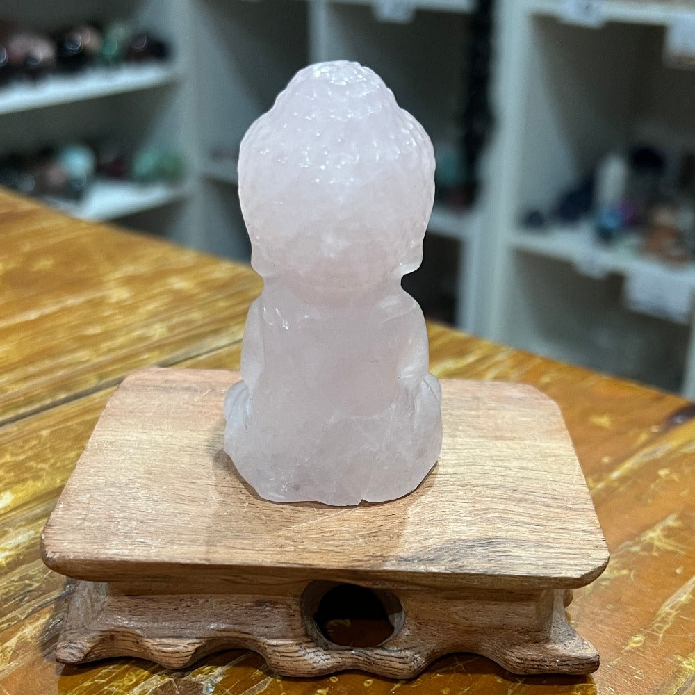 Rose Quartz Buddha