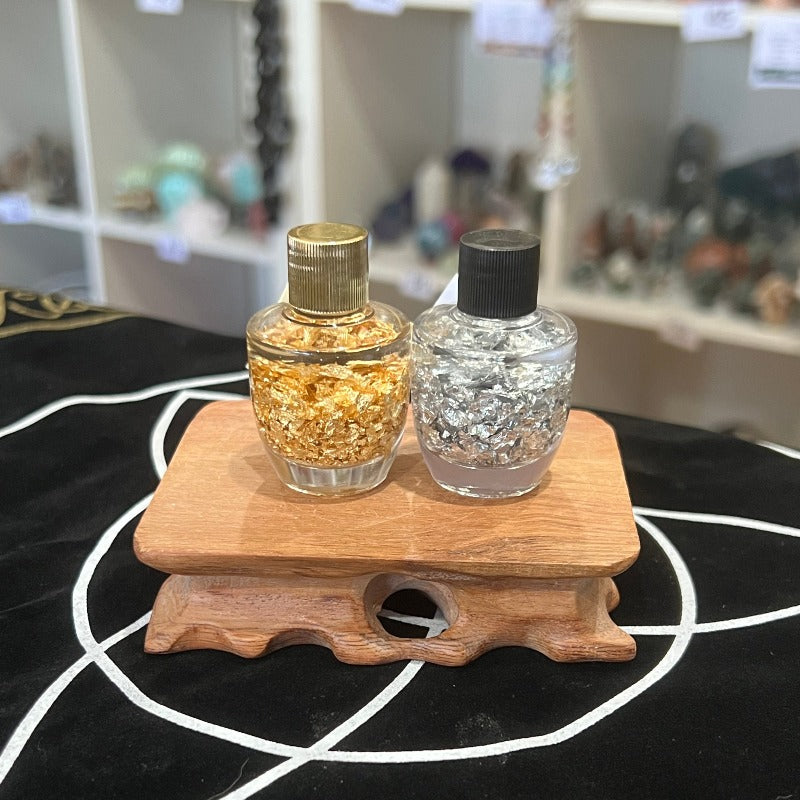 Silver/Gold Flakes in Bottle