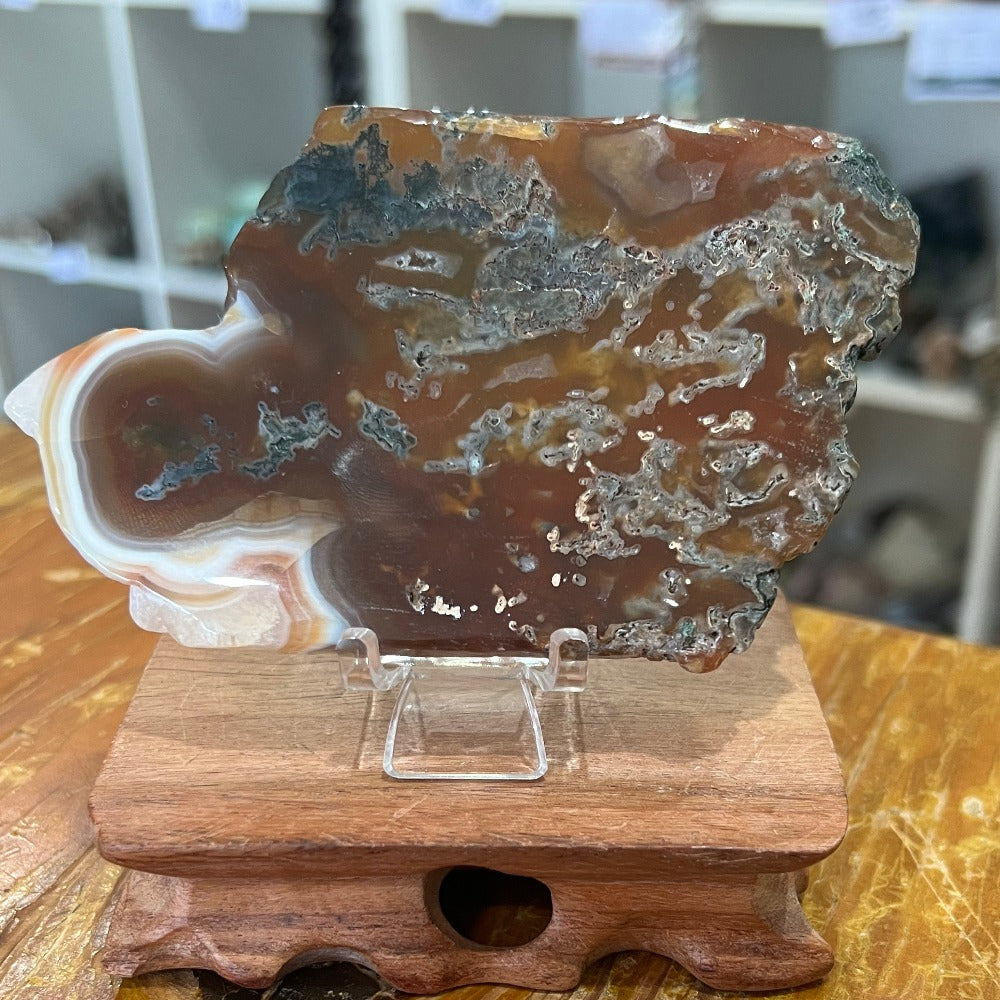 Red Moss Agate Slab