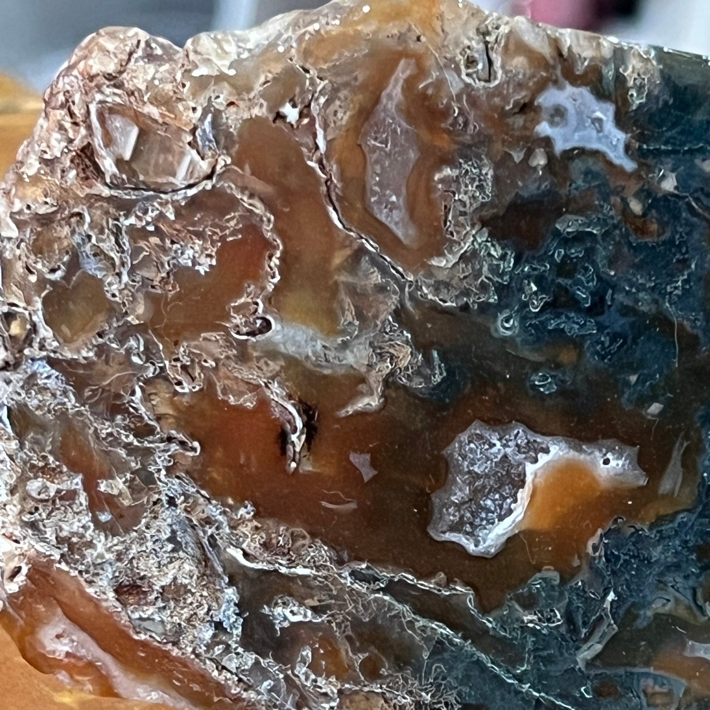 Red Moss Agate Slab