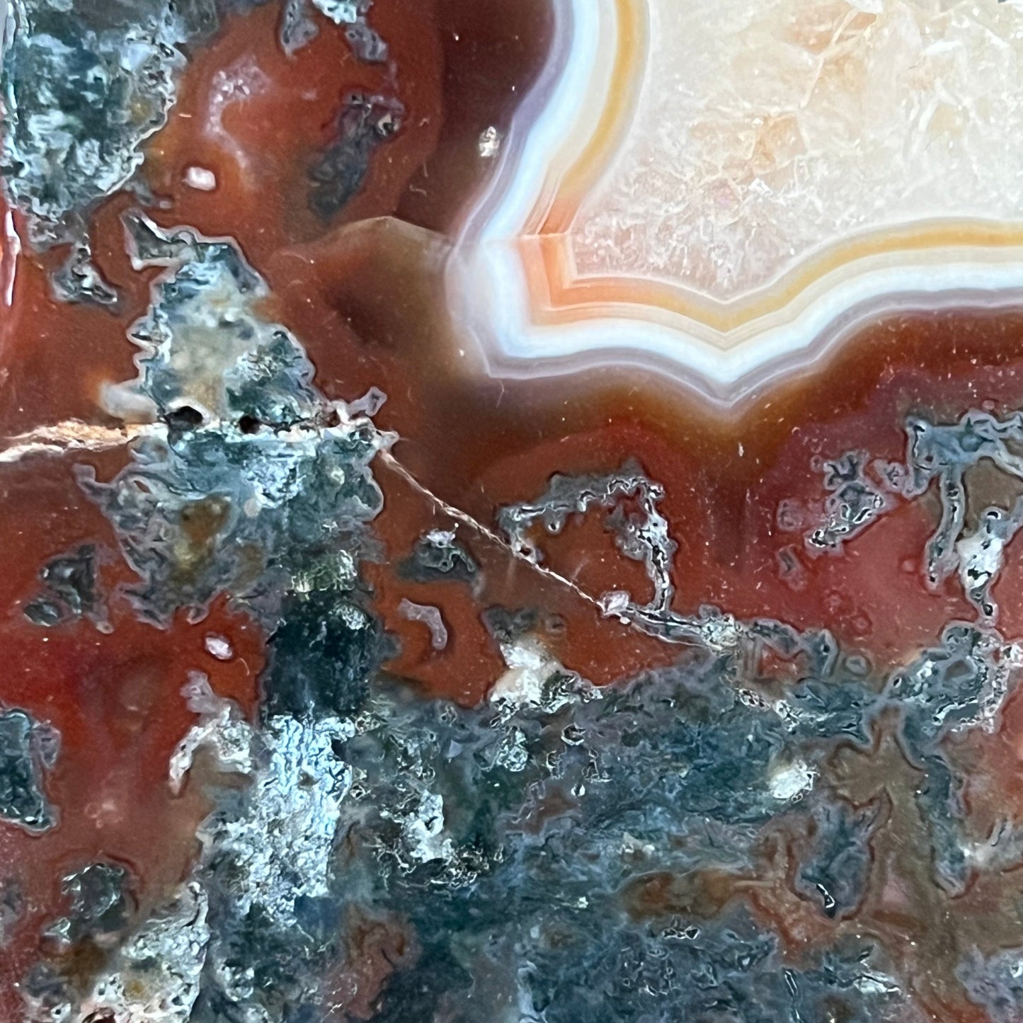Red Moss Agate Slab
