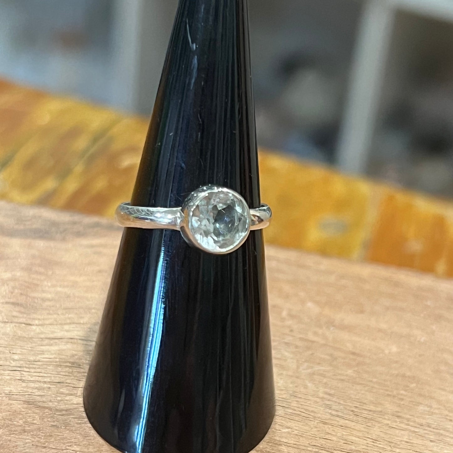 Clear Quartz Ring Size 7
