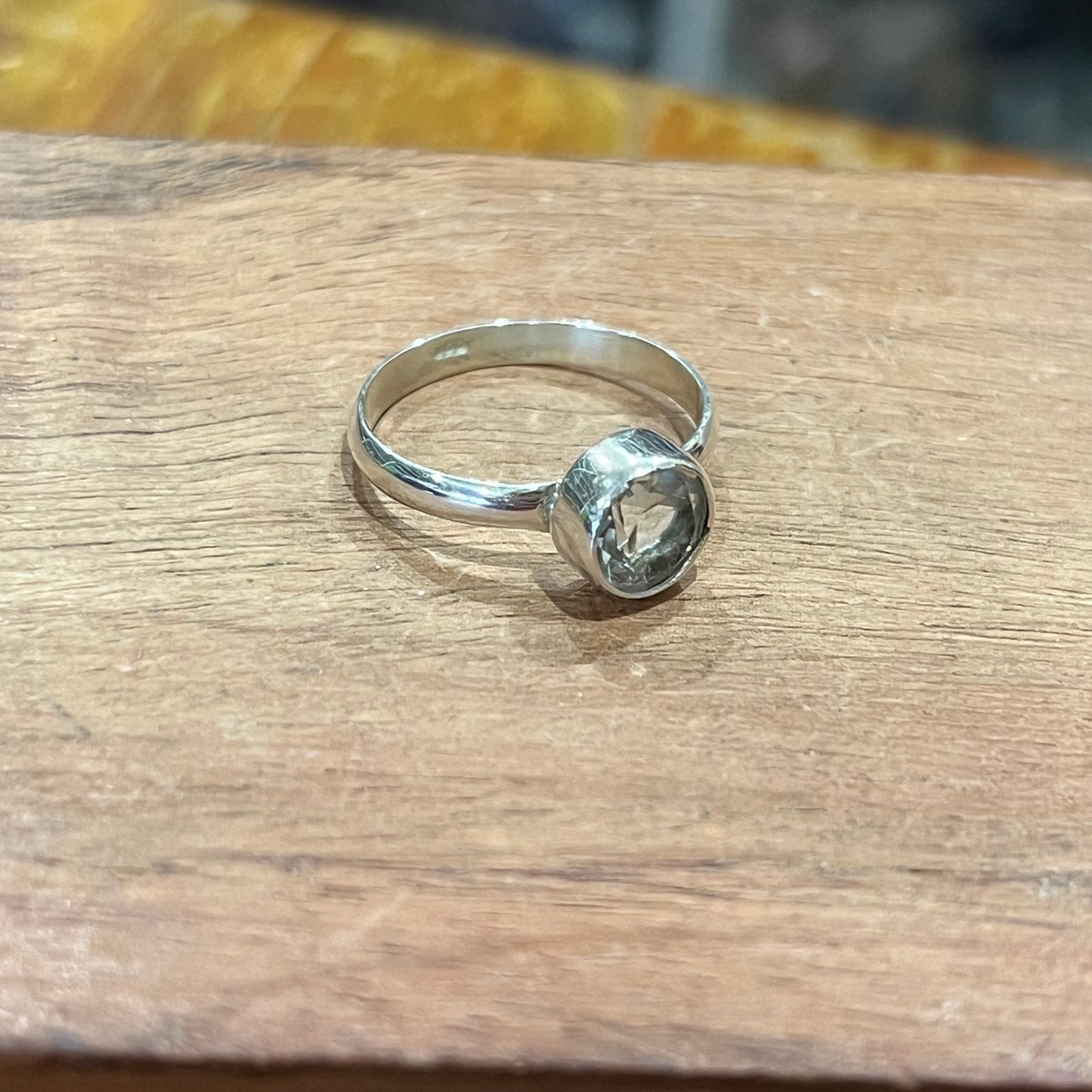 Clear Quartz Ring Size 7