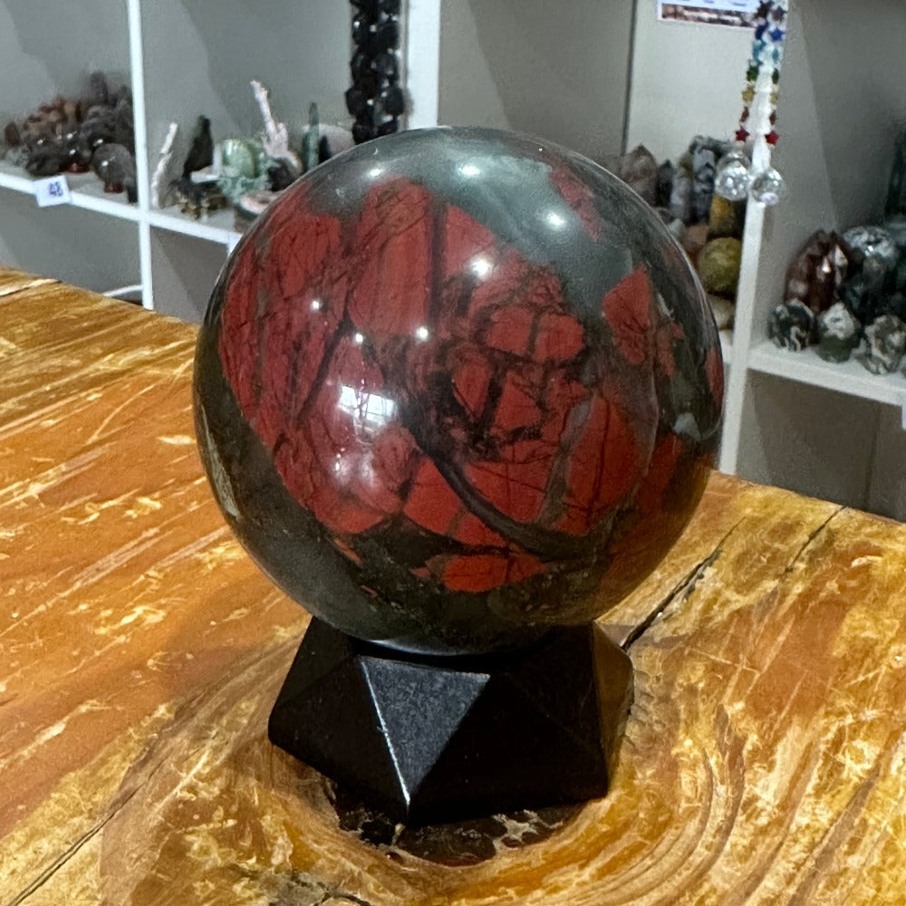 African Bloodstone Sphere