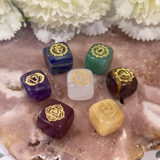 Chakra Symbol Cube Set