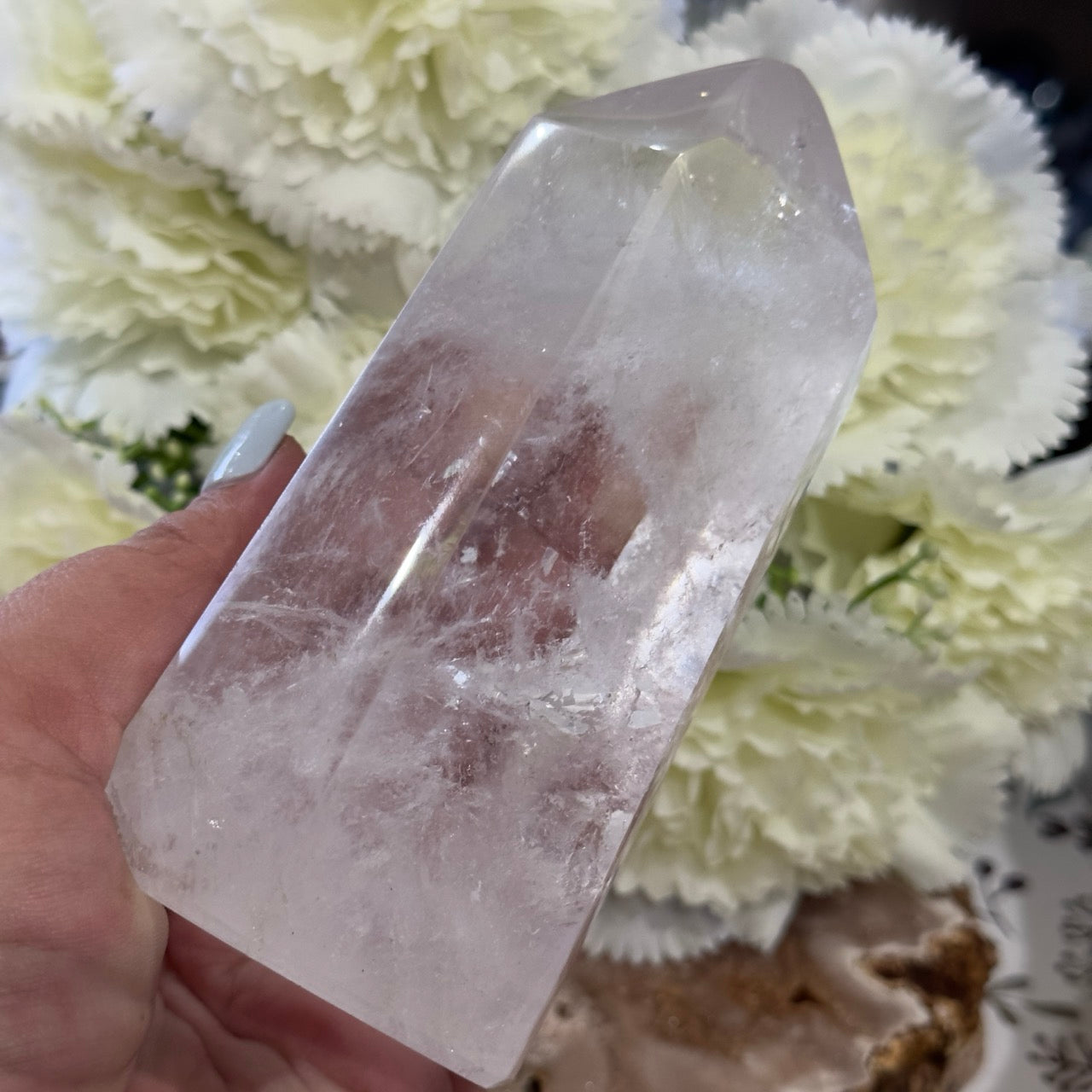 Clear Quartz Tower