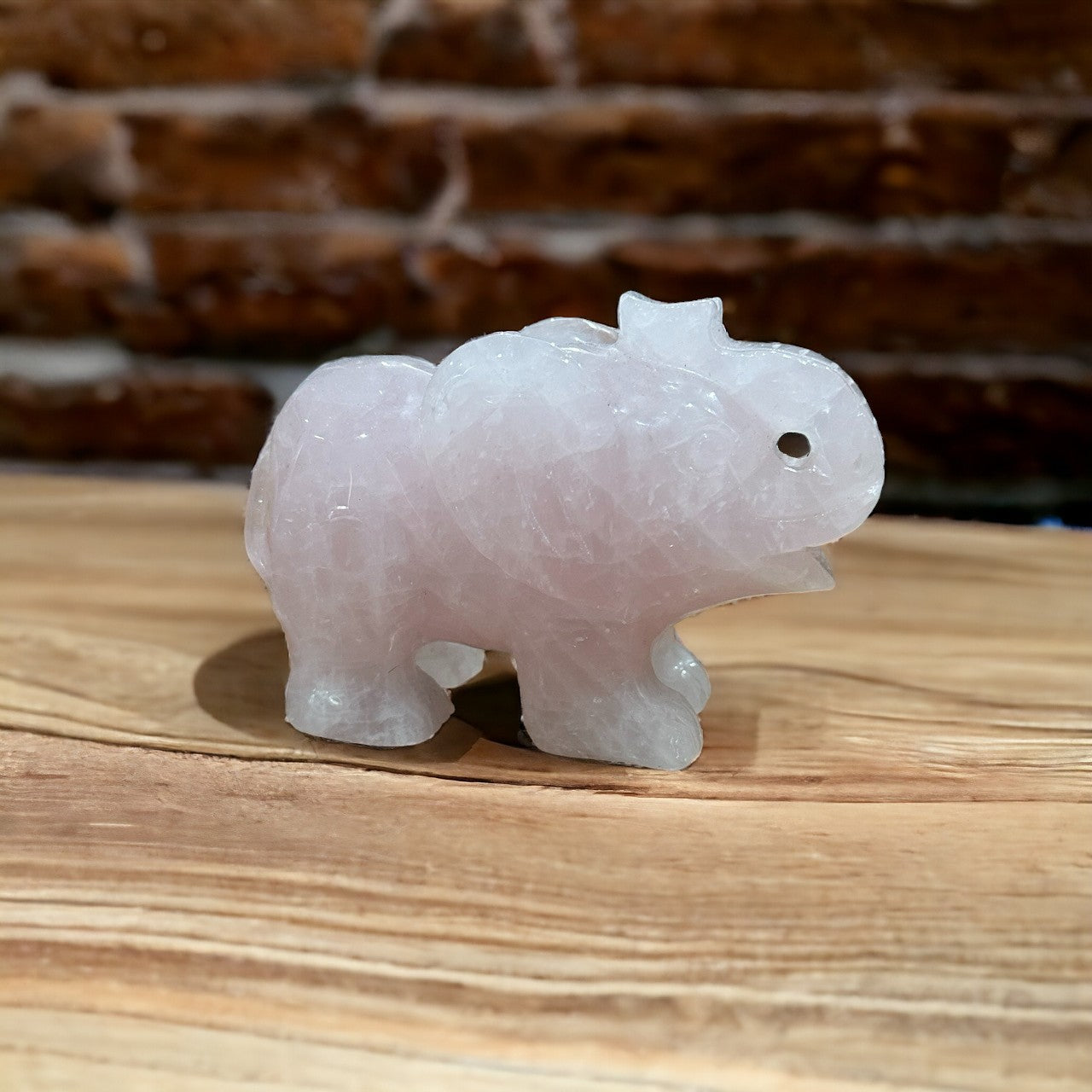 Rose Quartz Elephant | 973g