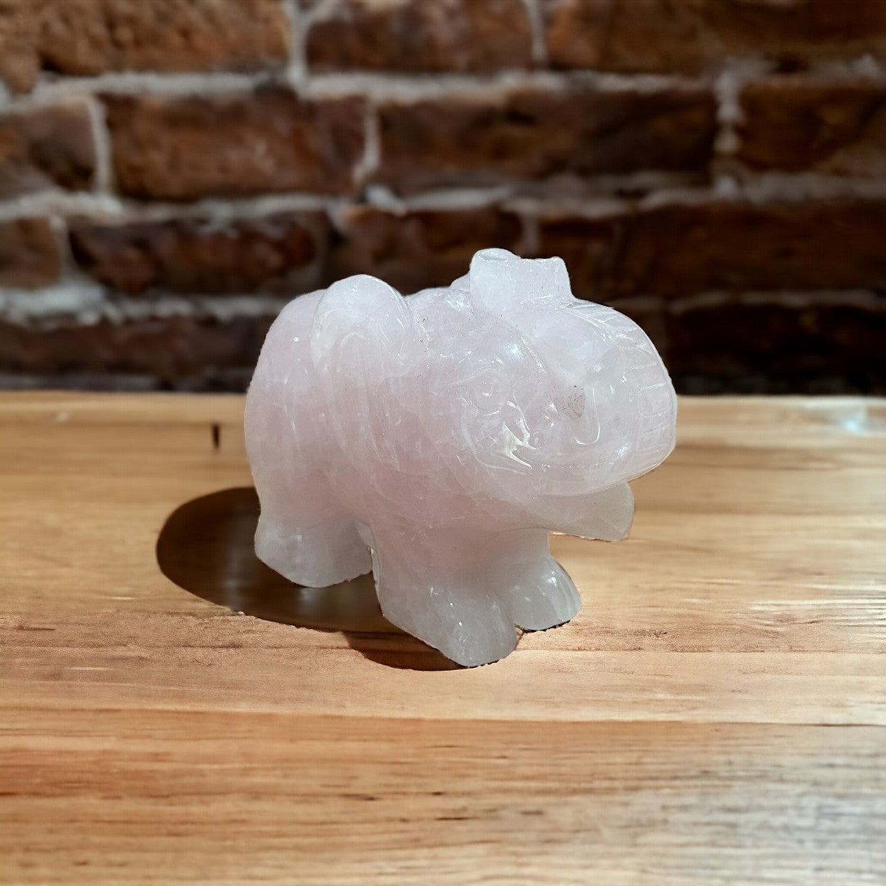 Rose Quartz Elephant | 973g