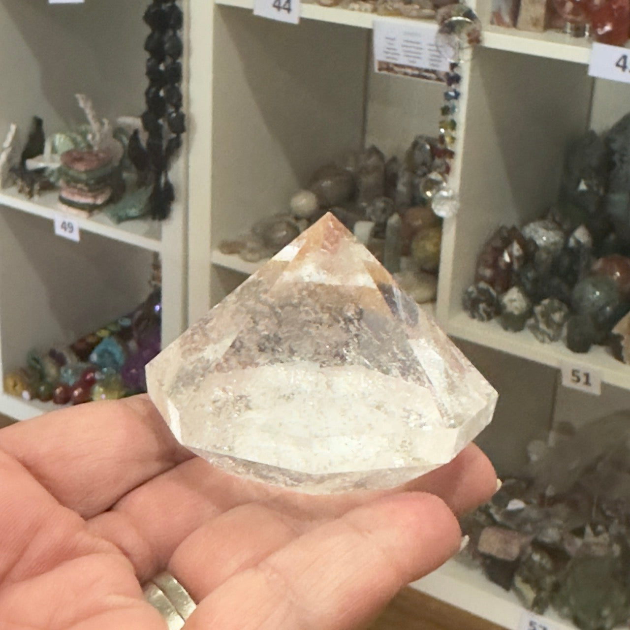 Clear Quartz Diamond Shape