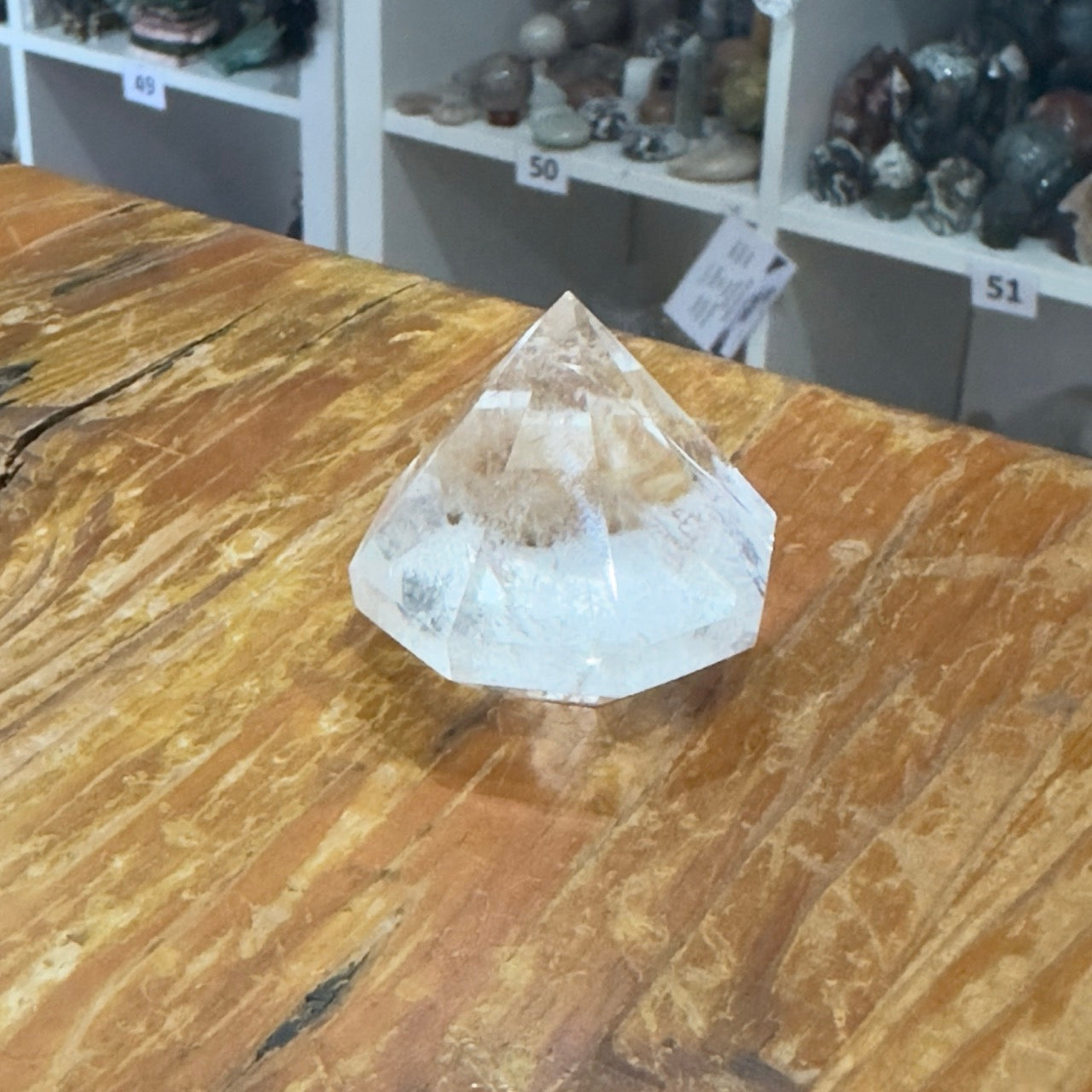 Clear Quartz Diamond Shape