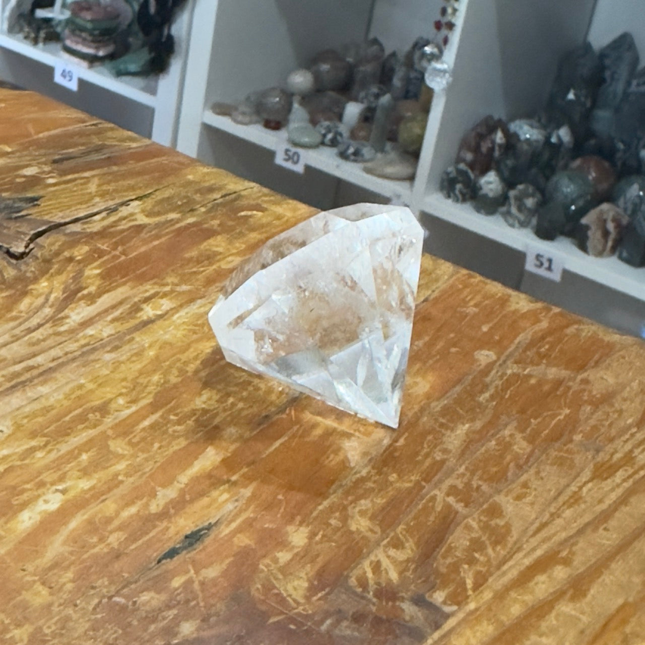 Clear Quartz Diamond Shape