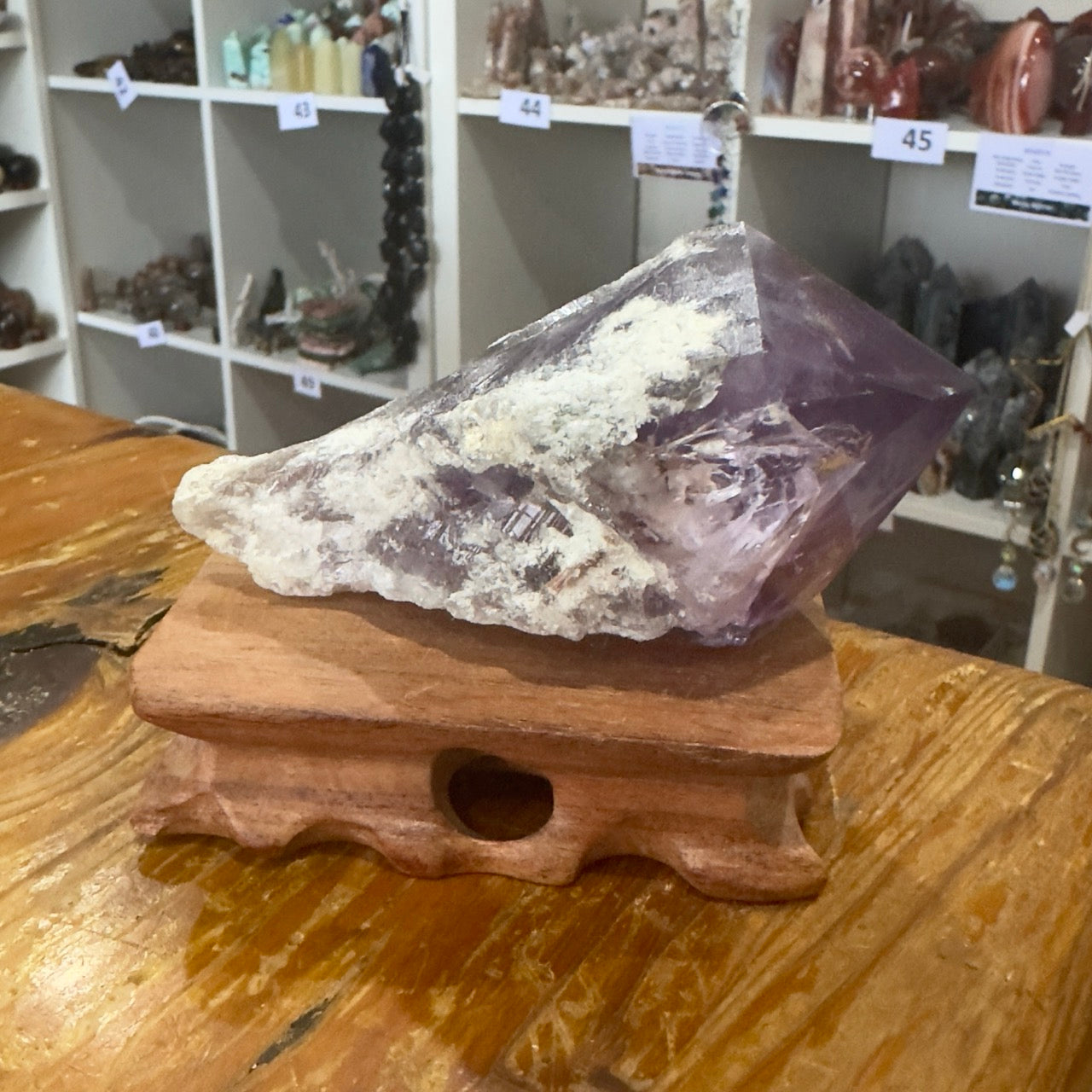 Amethyst Tooth - Raw Wand - Amethyst Root