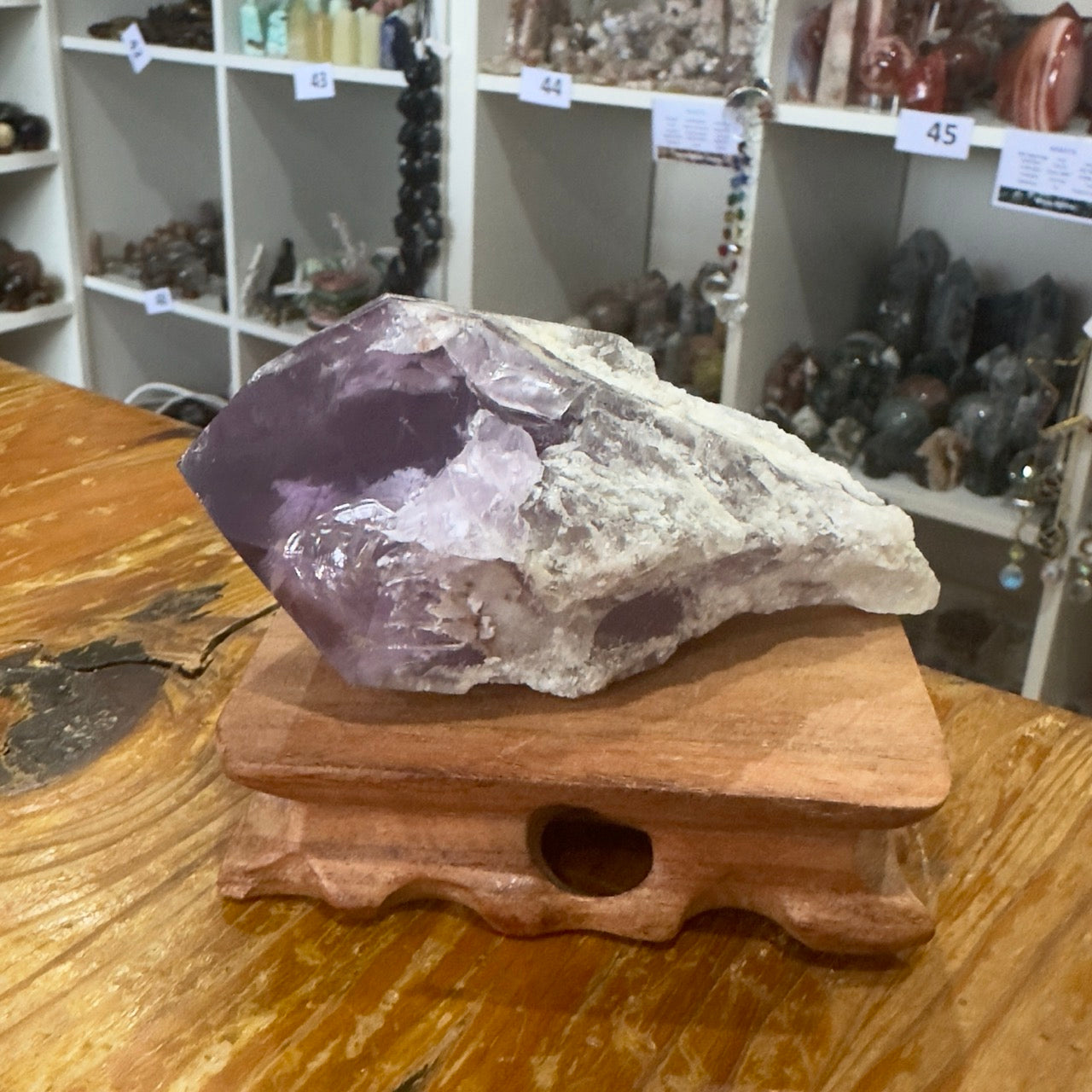 Amethyst Tooth - Raw Wand - Amethyst Root