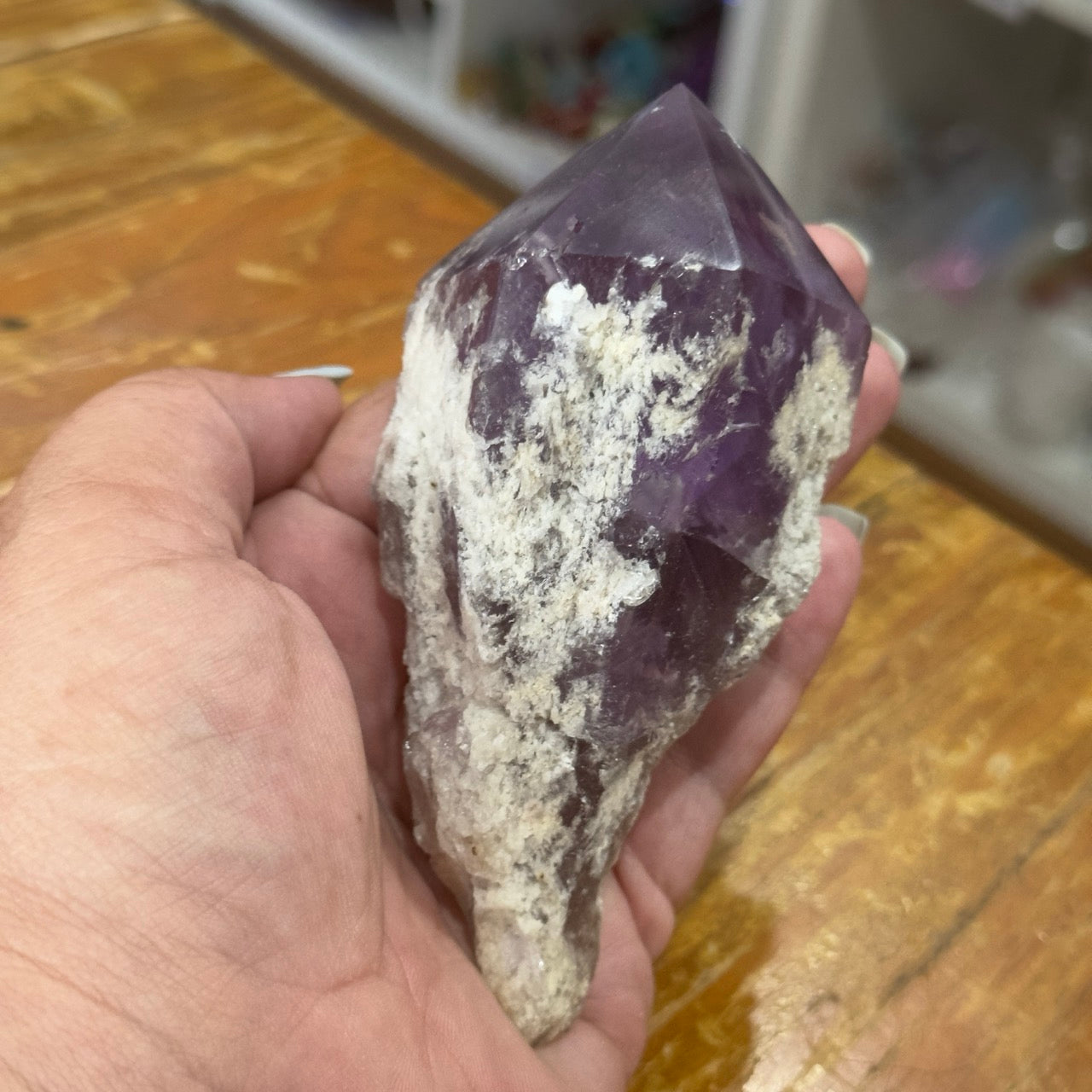 Amethyst Tooth - Raw Wand - Amethyst Root