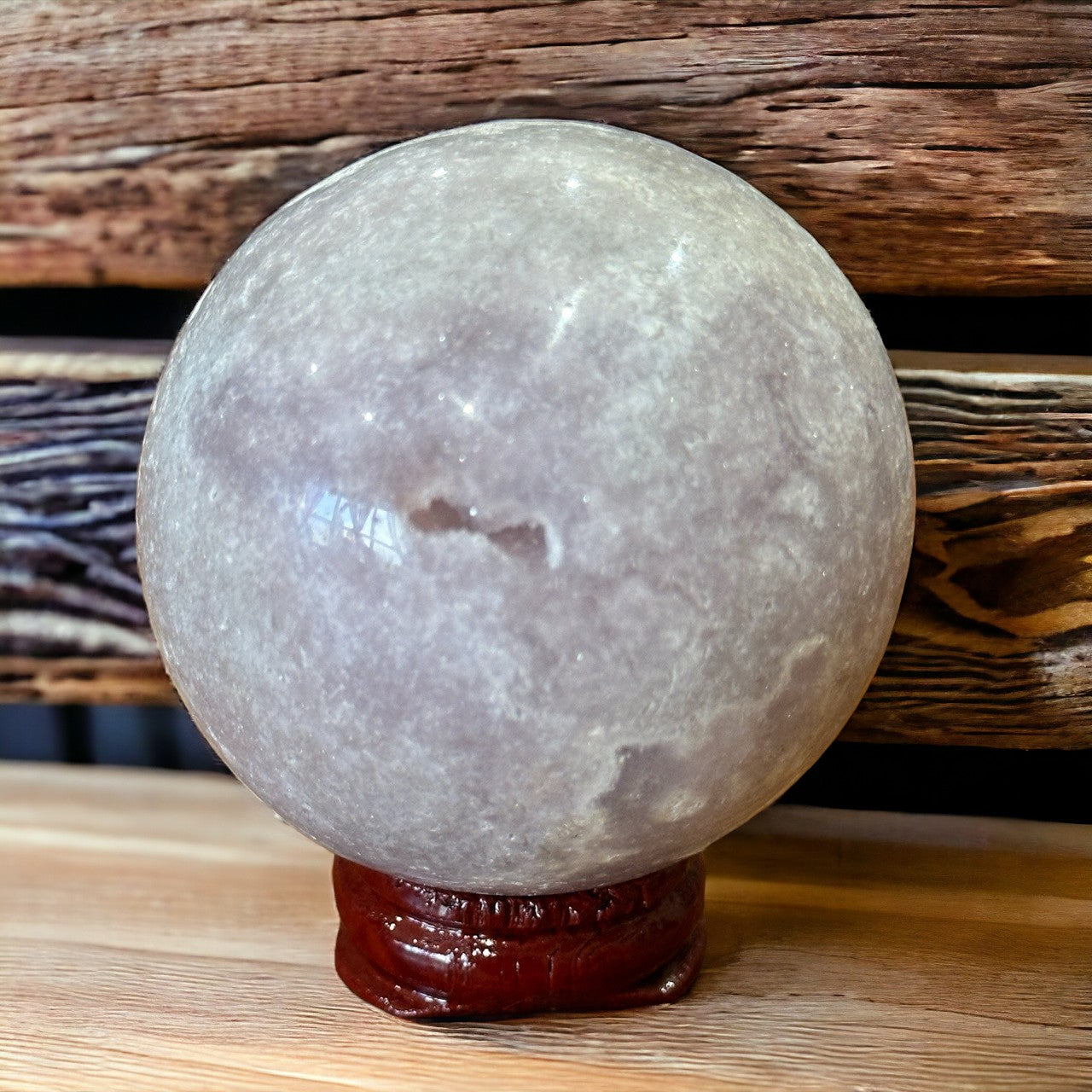 Pink Amethyst Sphere | 256g