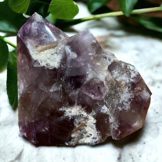 Amethyst & Smokey Quartz Enhydro | 558g