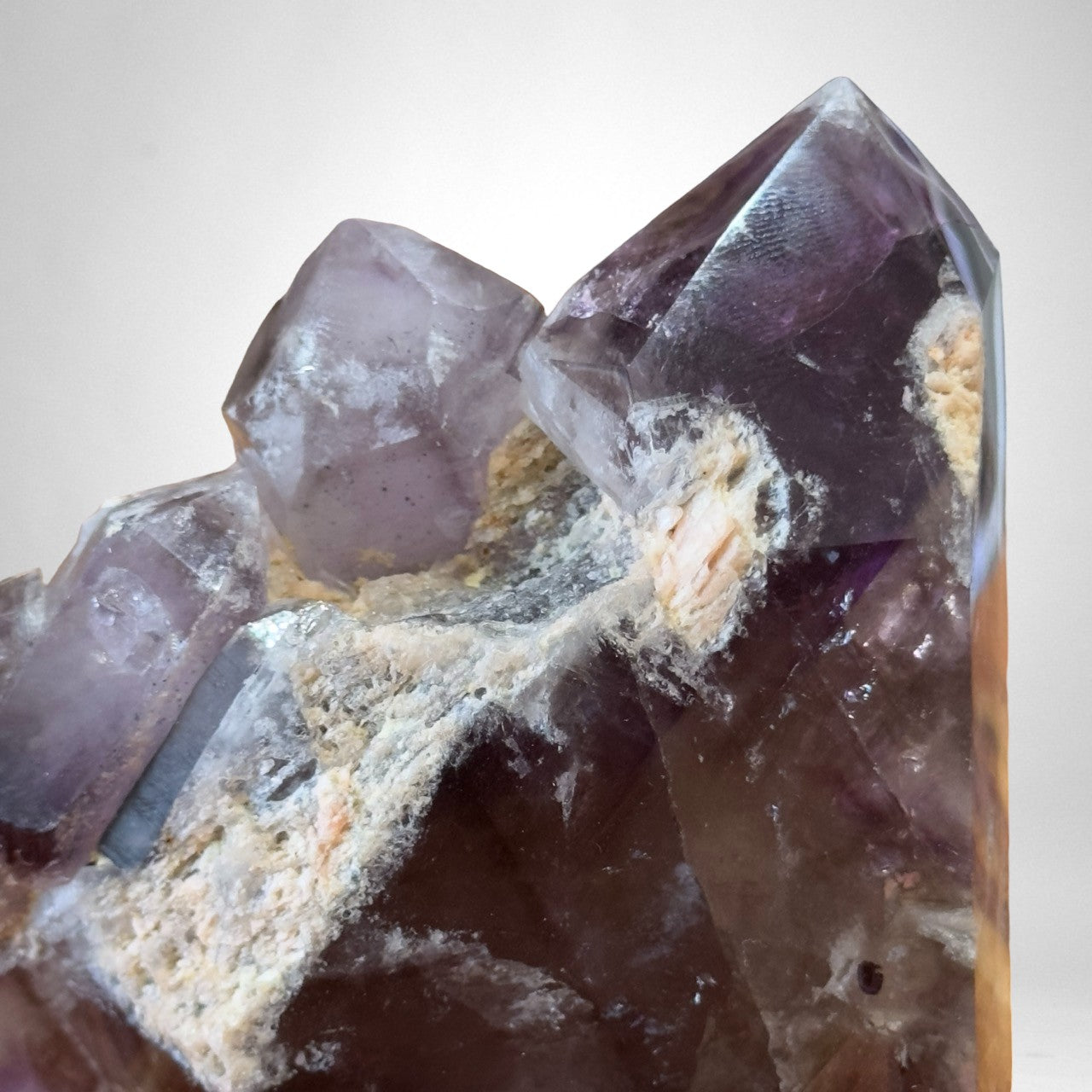 Amethyst & Smokey Quartz Enhydro | 558g