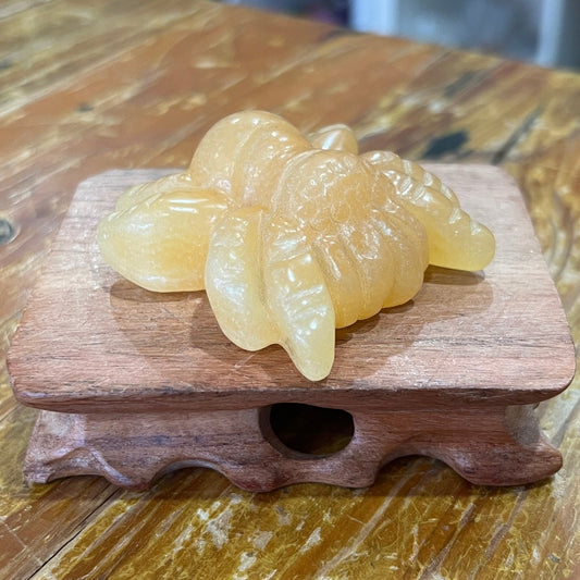 Orange Calcite Spider